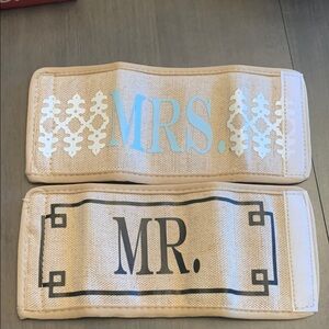 'Mr. & Mrs.' Velcro Bottle Wrap - Insulated Koozies